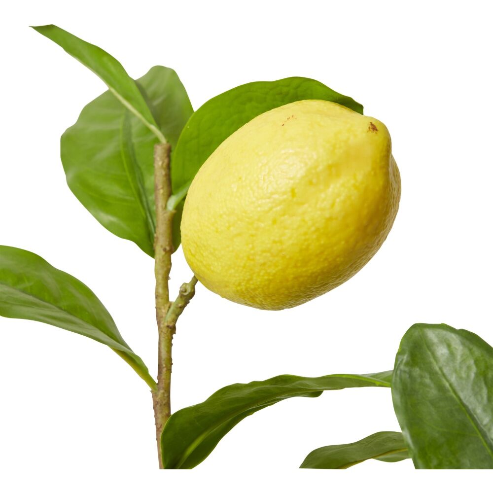 E Style Lemon Spray Realistic Artificial Flower Plastic Yellow 102cm (4 Pack) — image 4