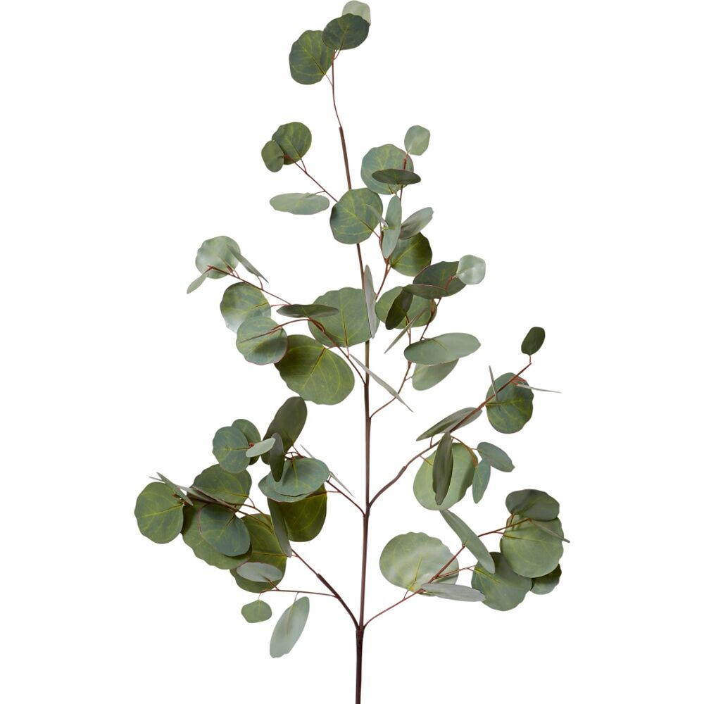 E Style Eucalyptus Silver Dollar Spray Artificial Flower Green 99cm (2 Pack) — image 2
