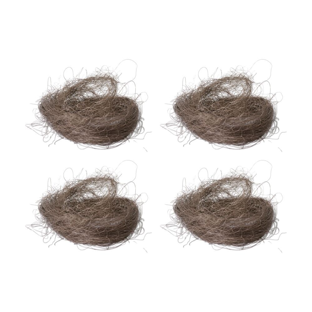 E Style Pot Fill Realistic Artificial Flower Dirt Brown 36x23x10cm (4 Pack)