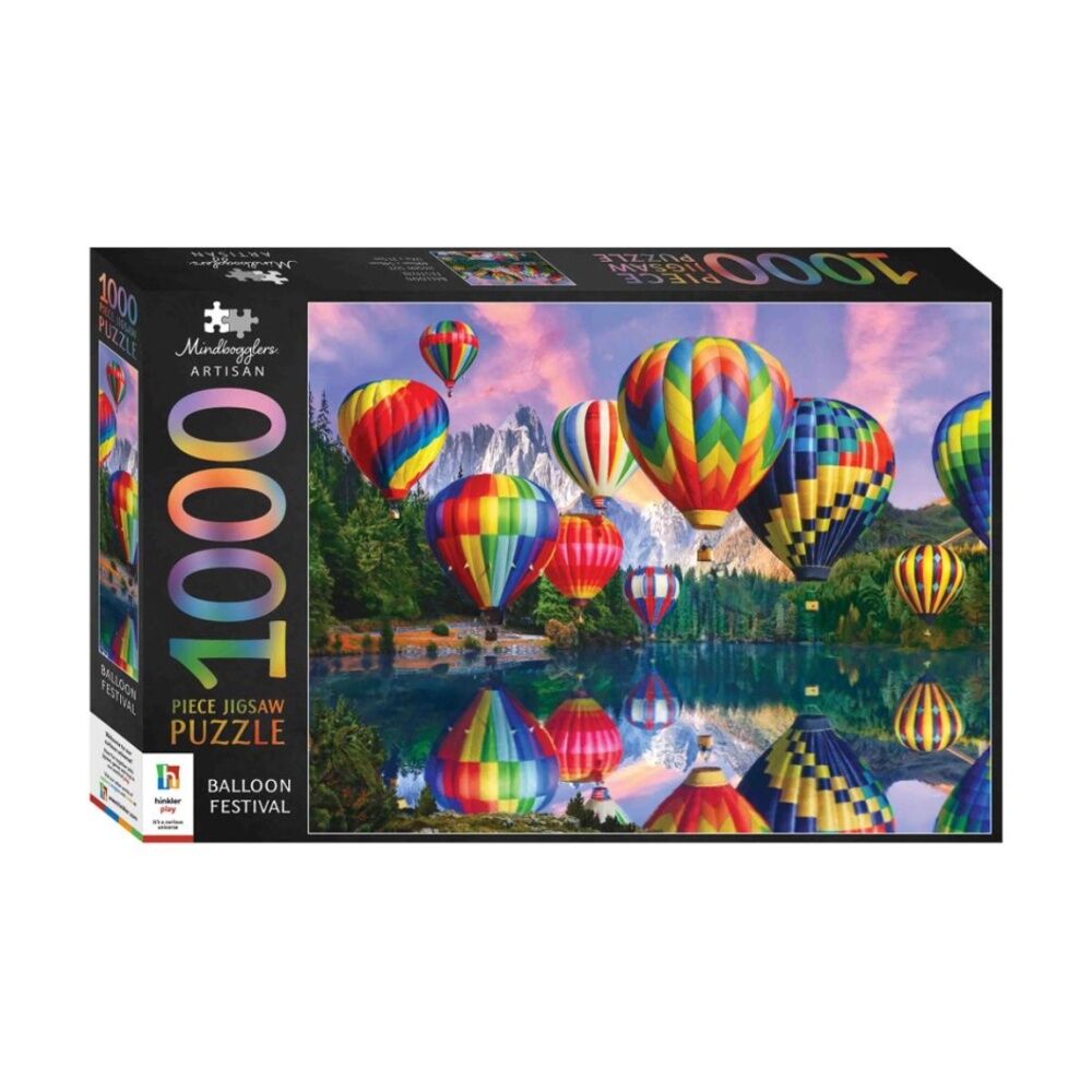 Hinkler Mindbogglers Artisan Balloon Fest Jigsaw Puzzle Enthusiasts (1000 Pieces)