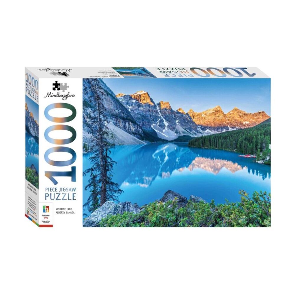 Hinkler Mindbogglers Moraine Lake Canada Jigsaw Puzzle Enthusiasts (1000 Pieces)