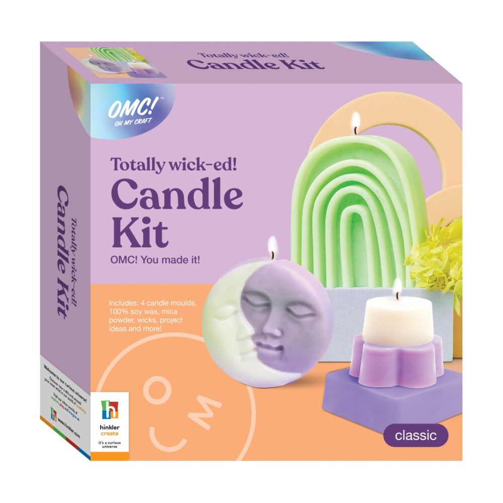 Hinkler OMC Totally Wicked Candle Kit Making Soy Wax Craft (2 Pack) — image 2
