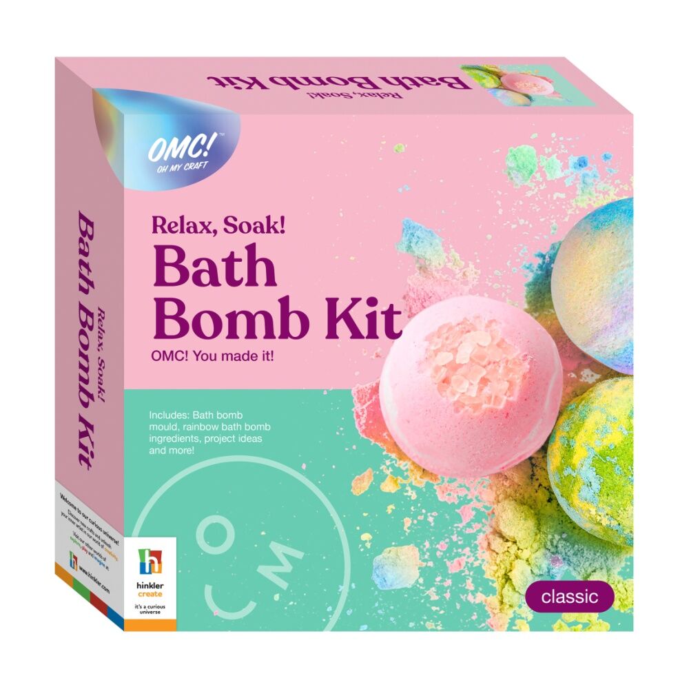 Hinkler OMC Relax Soak Bath Bomb Kit Australia Making DIY