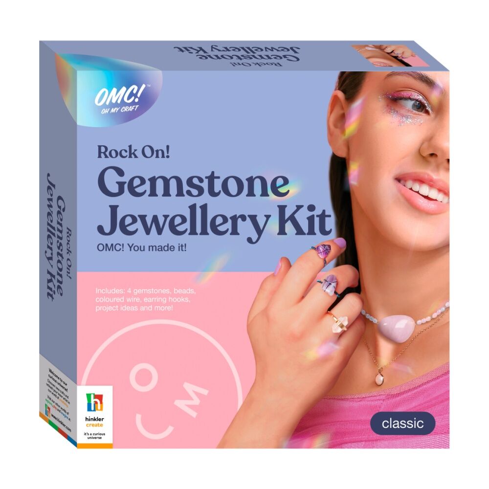 Hinkler OMC Gemstone Jewellery Kit Making Beading & (2 Pack) — image 2