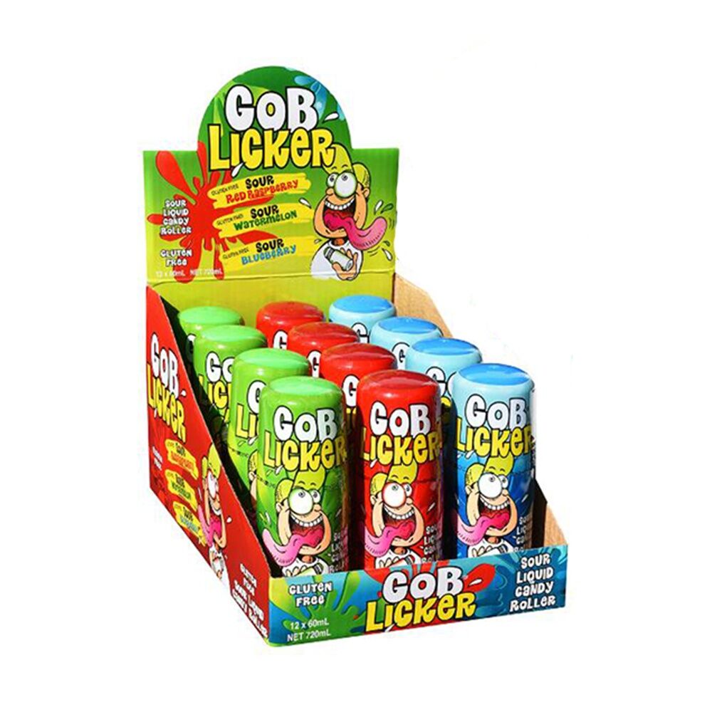 Gob Licker Sour Watermelon Blueberry 60ml Fruit Flavour Lollies - Assorted — image 3
