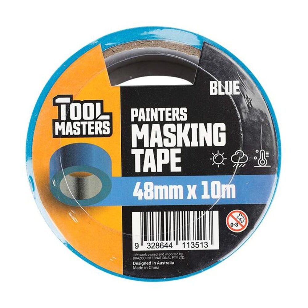 Tool Masters Printers Masking Tape Roll 48mm x 10m Blue (12 Pack) — image 2