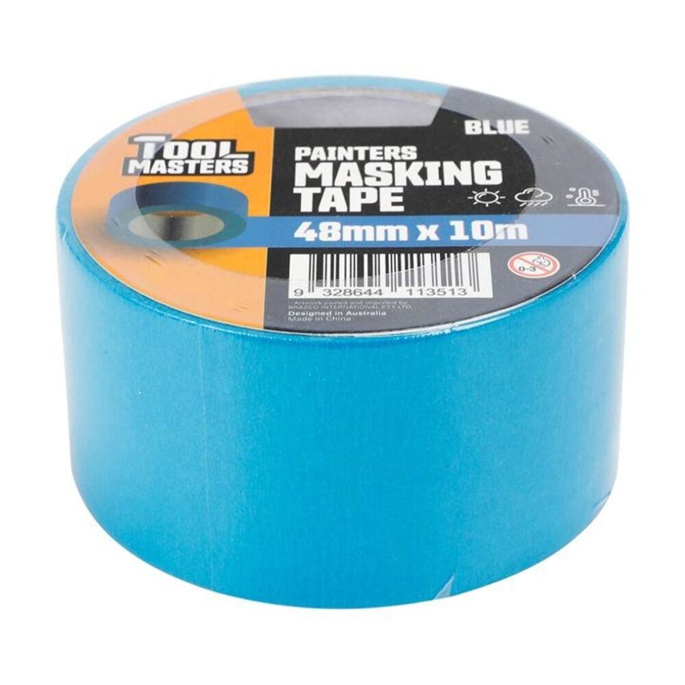 Tool Masters Printers Masking Tape Roll 48mm x 10m Blue (12 Pack) — image 3