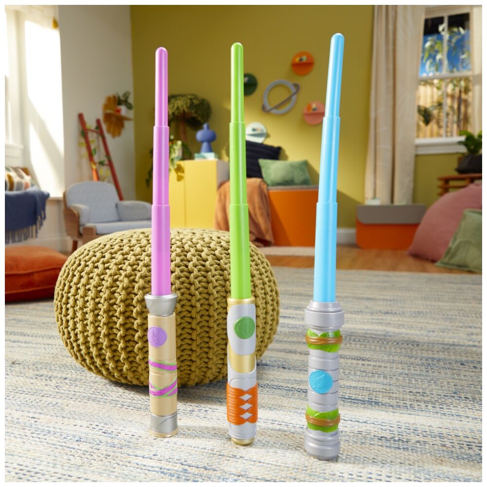 Star Wars Young Jedi Lightsabre Kids Play Toy Green/Blue/Pink Assorted (2 Pack) — image 10