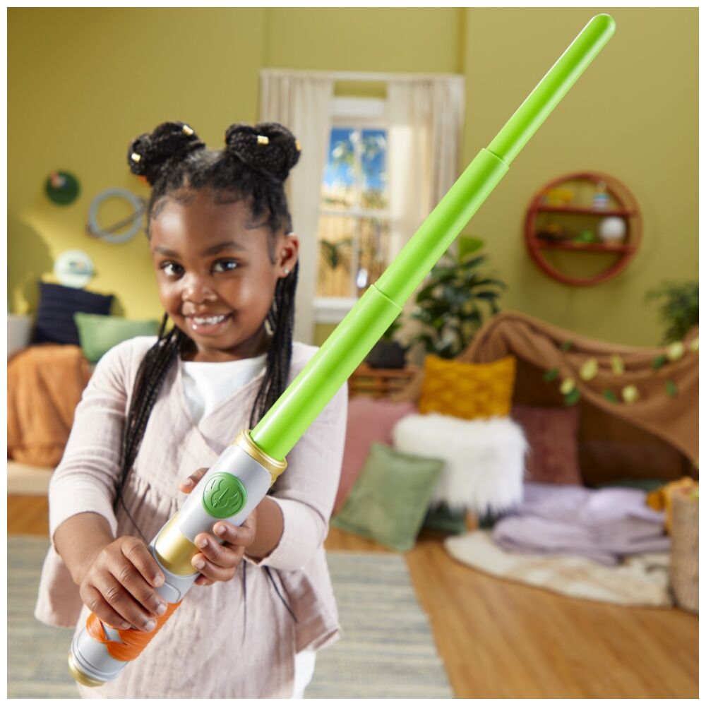 Star Wars Young Jedi Lightsabre Kids Play Toy Green/Blue/Pink Assorted (2 Pack) — image 6