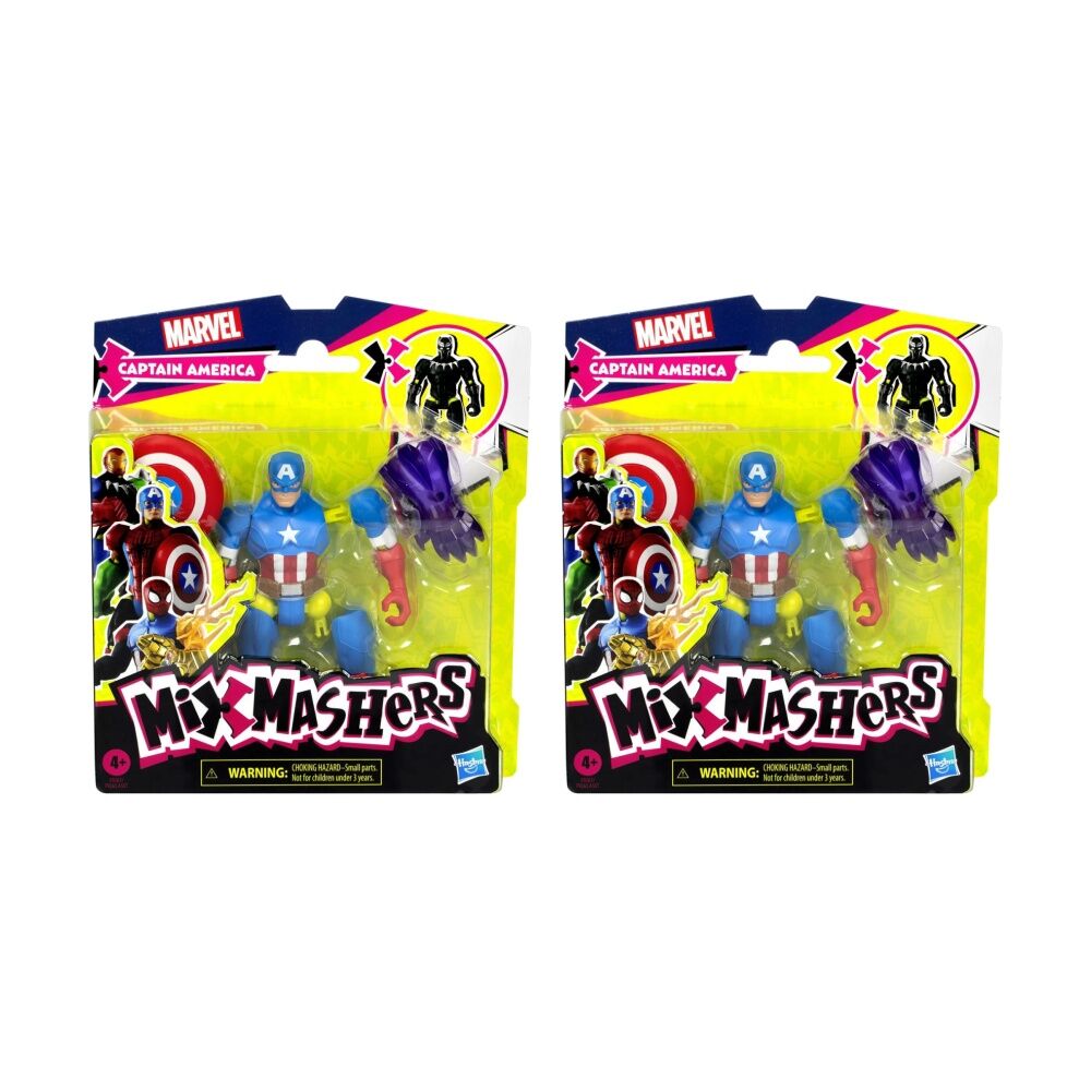 Mixmashers Basic Action Figure Kids Play Toy Avengers Assorted (2 Pack)