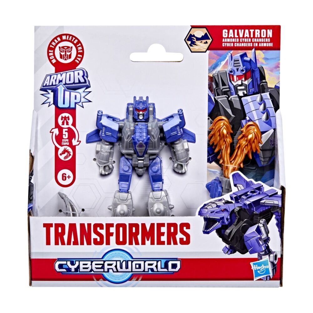 Transformers Cyberworld Armoured Cyber Changers Kids Figure Toy 6y+ Assorted (2 Pack) — image 5