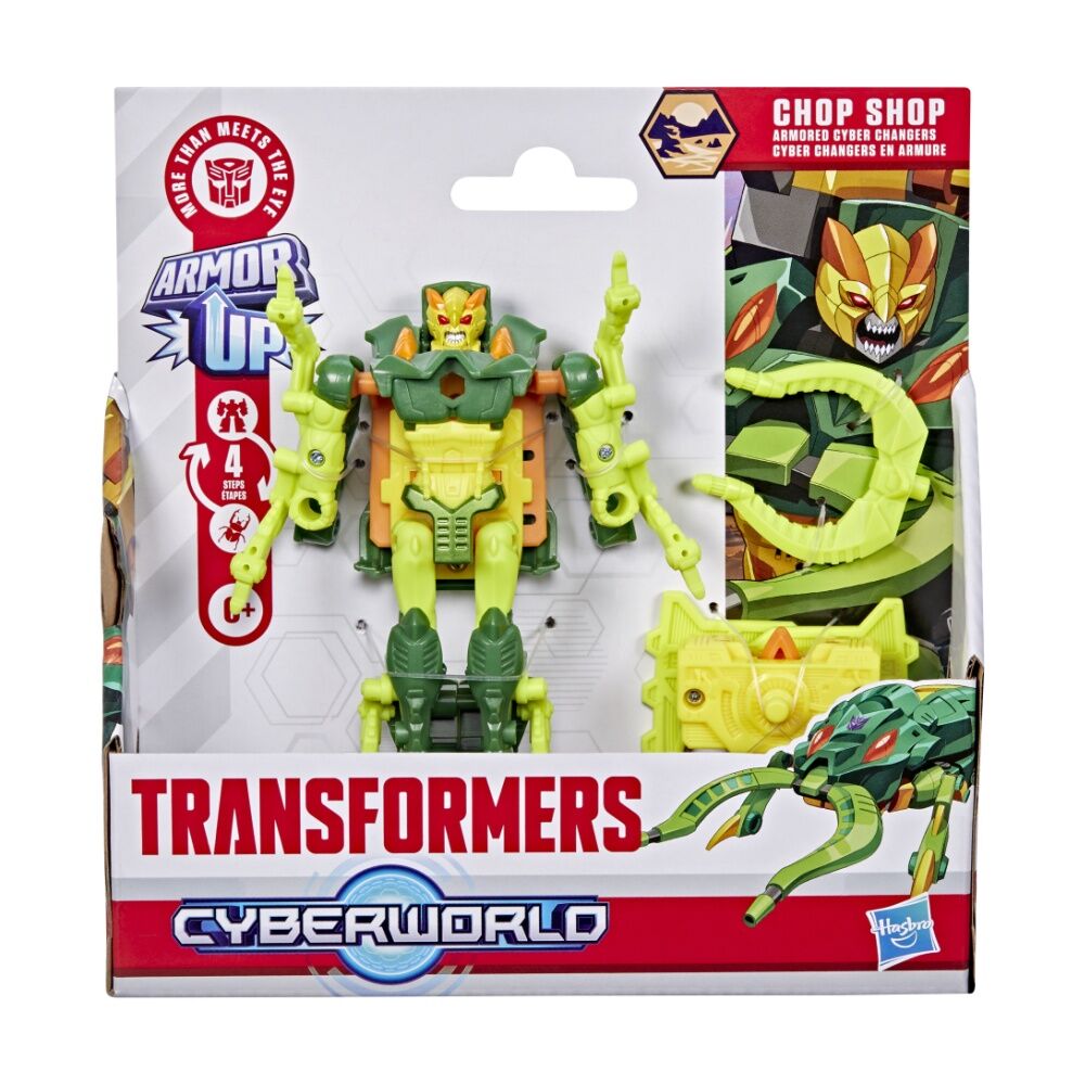Transformers Cyberworld Armoured Cyber Changers Kids Figure Toy 6y+ Assorted (2 Pack) — image 3
