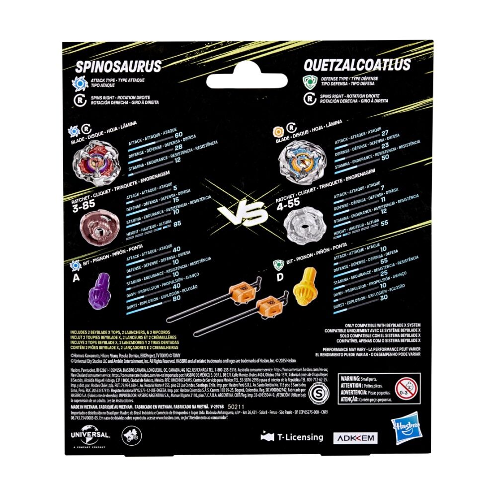 Beyblade x Jurassic World Gravesand Kids Battle Play Toy Set 8y+ Assorted — image 10