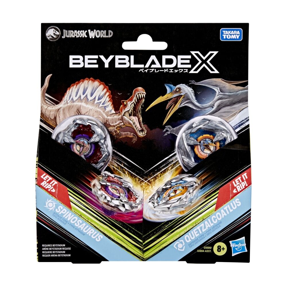 Beyblade x Jurassic World Gravesand Kids Battle Play Toy Set 8y+ Assorted — image 2