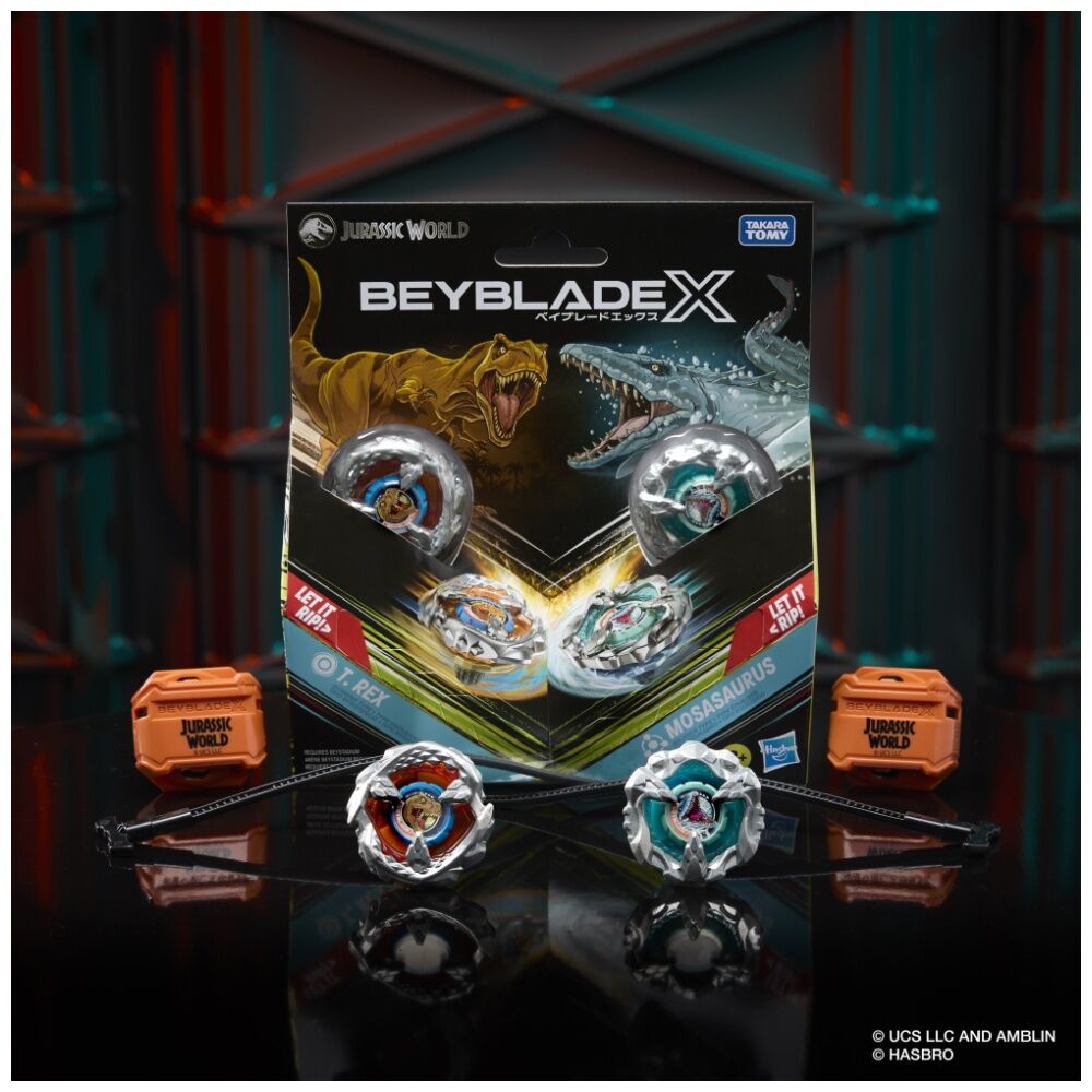 Beyblade x Jurassic World Gravesand Kids Battle Play Toy Set 8y+ Assorted — image 3