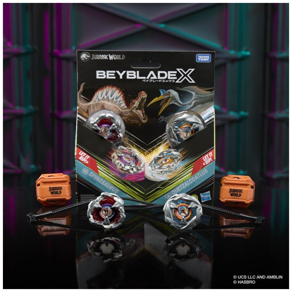Beyblade x Jurassic World Gravesand Kids Battle Play Toy Set 8y+ Assorted — image 4