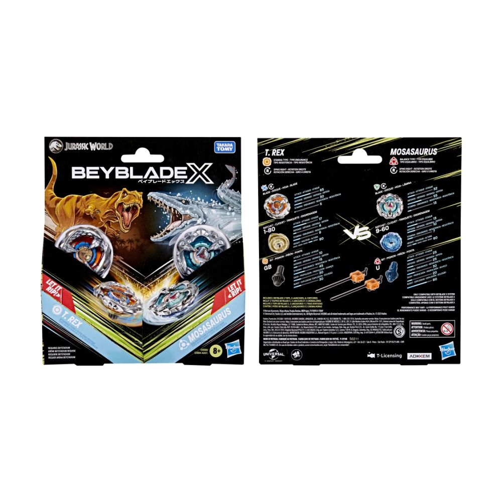 Beyblade x Jurassic World Gravesand Kids Battle Play Toy Set 8y+ Assorted — image 5