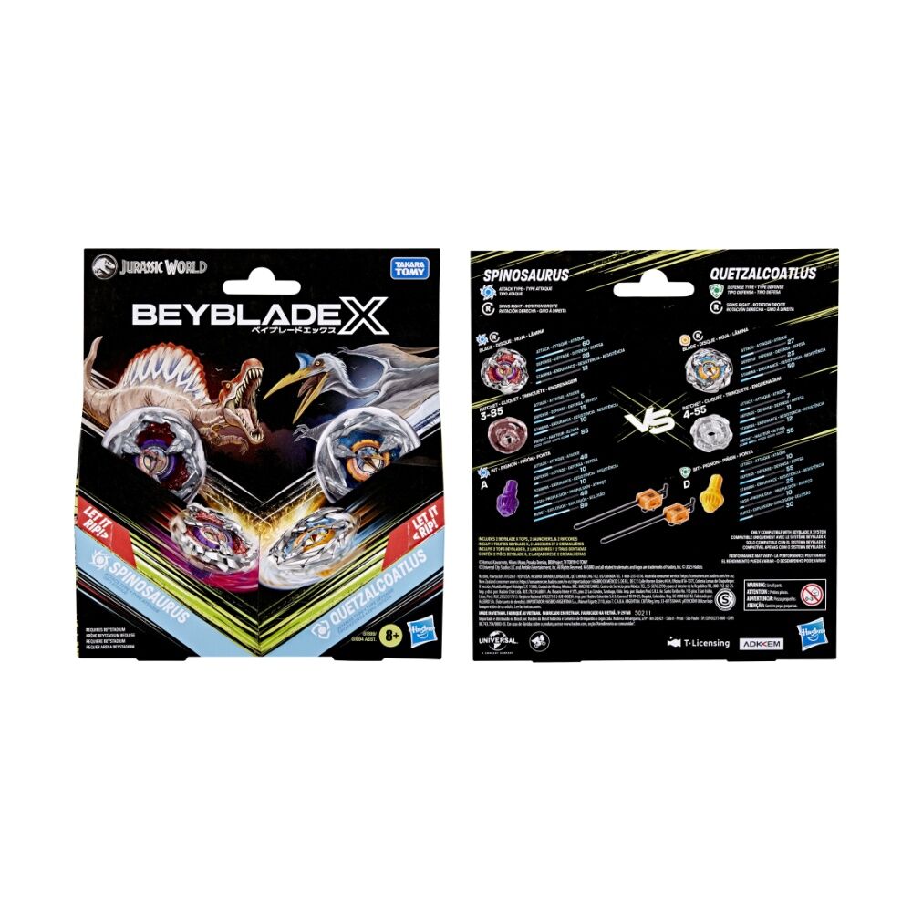 Beyblade x Jurassic World Gravesand Kids Battle Play Toy Set 8y+ Assorted — image 6