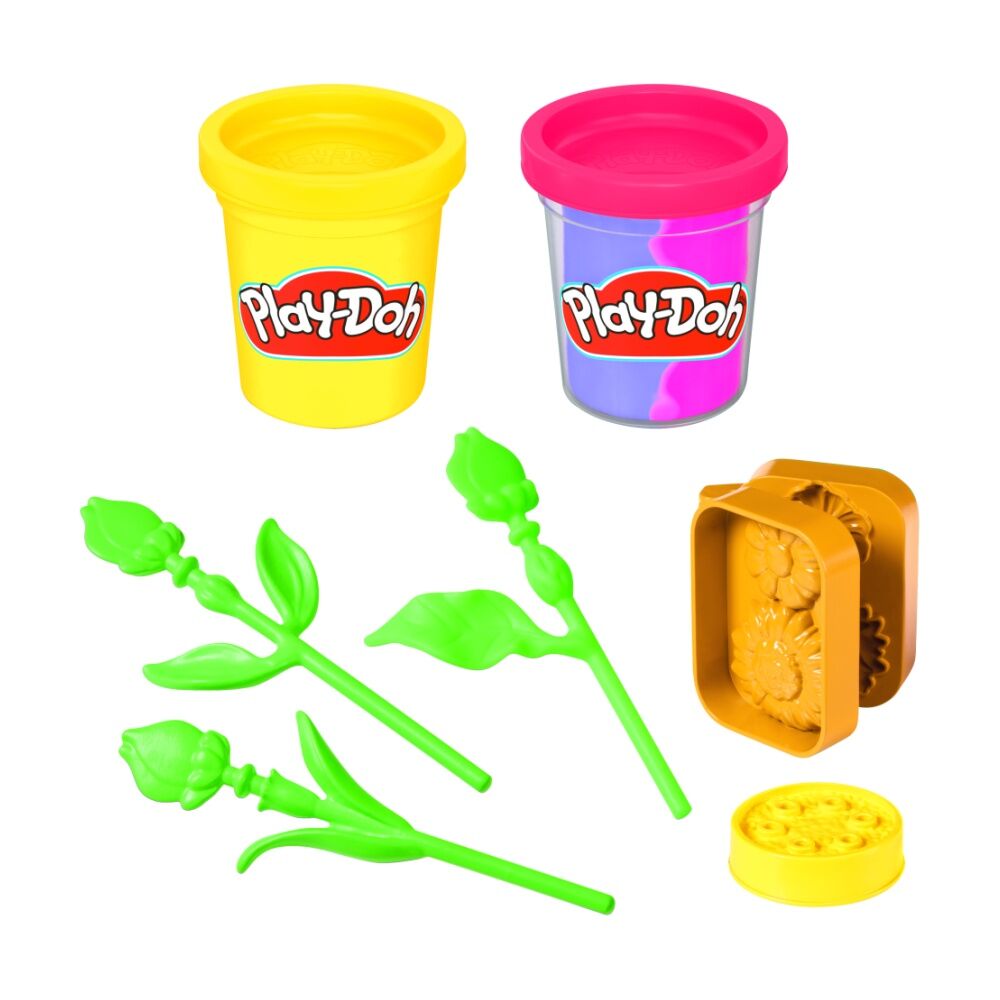 Playdoh Lil Flowers Modeling Compound Kids Play Toy Multicolour Assorted (2 Pack) — image 10