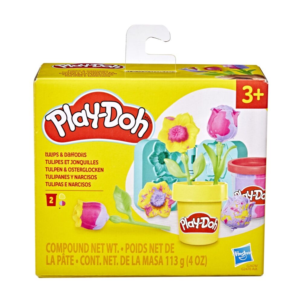 Playdoh Lil Flowers Modeling Compound Kids Play Toy Multicolour Assorted (2 Pack) — image 2