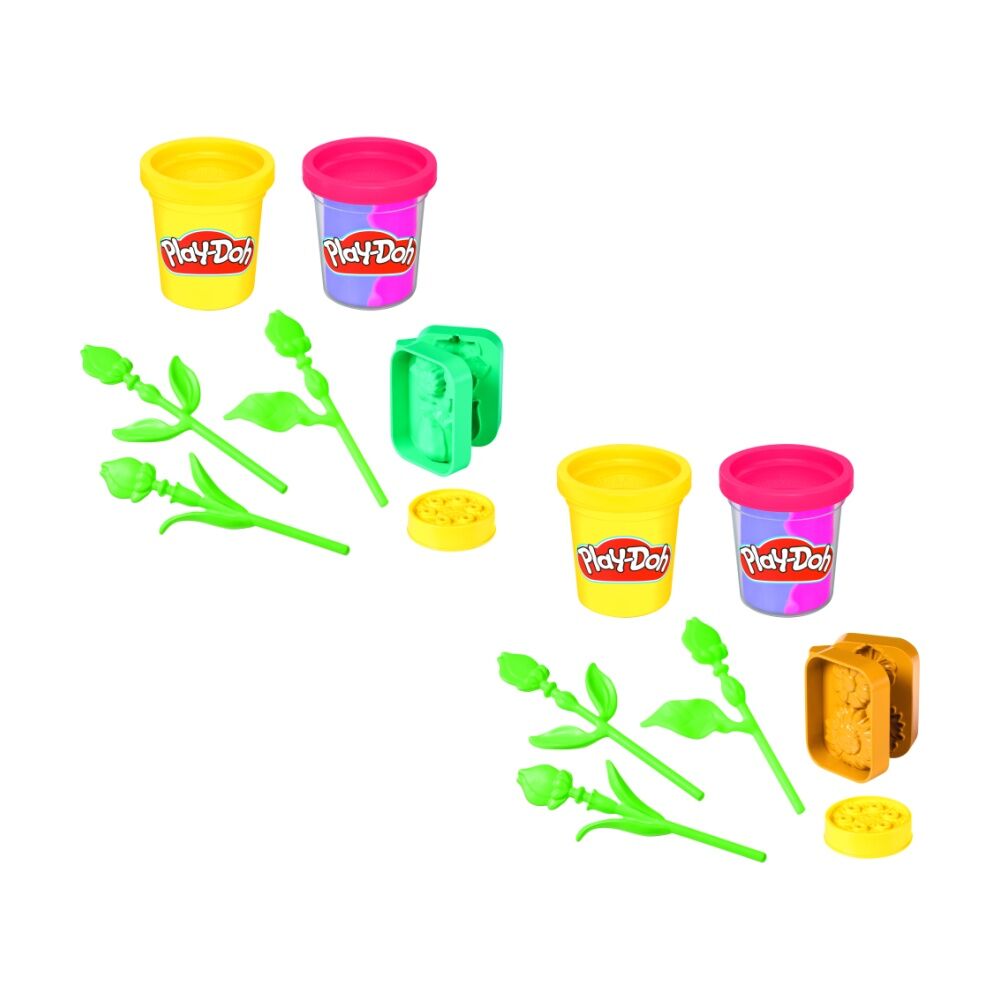 Playdoh Lil Flowers Modeling Compound Kids Play Toy Multicolour Assorted (2 Pack) — image 5