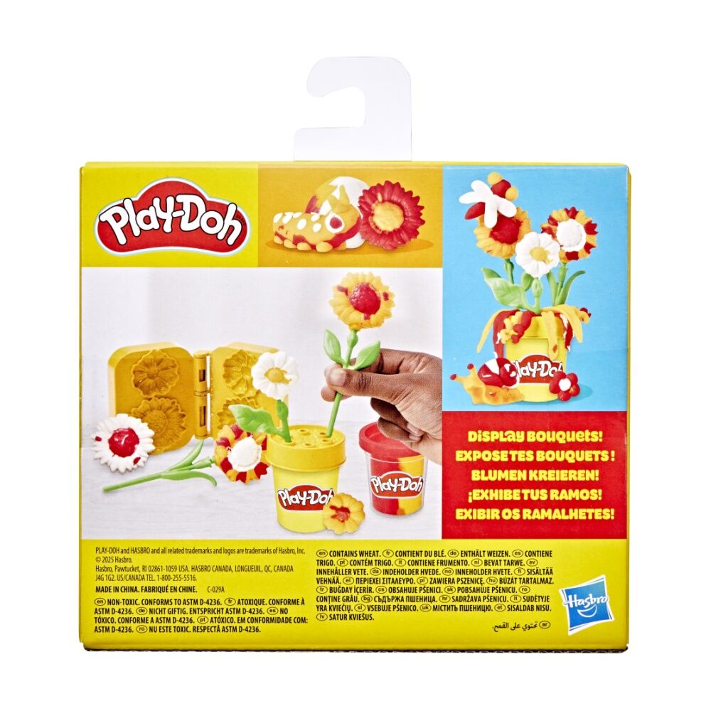 Playdoh Lil Flowers Modeling Compound Kids Play Toy Multicolour Assorted (2 Pack) — image 8