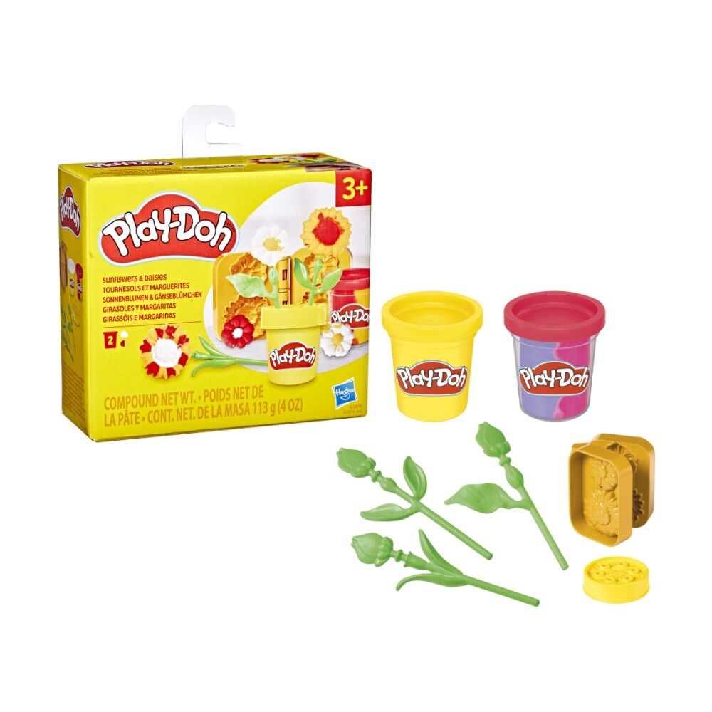 Playdoh Lil Flowers Modeling Compound Kids Play Toy Multicolour Assorted (2 Pack) — image 9