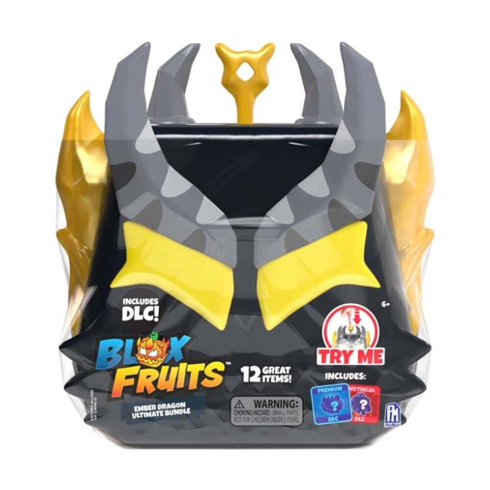 Phat Mojo Blox Fruits Ultimate Dragon Bundle Series 2 - Assorted Collectible Figures, Plush, Cards, Coin Bank, Accessories, And DLC Codes - Ages 6+