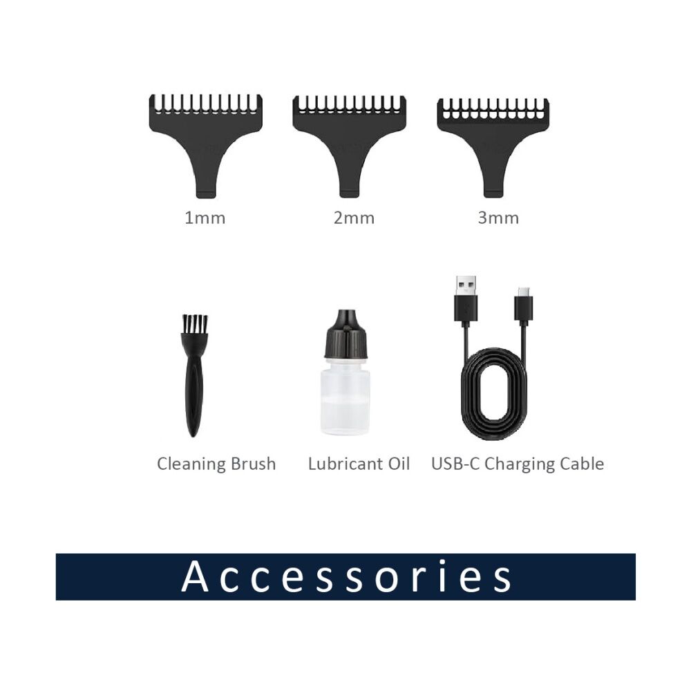Sansai Cordless Beard Trimmer Ultra Quiet Digital Display 800mAh Battery Sansai — image 3