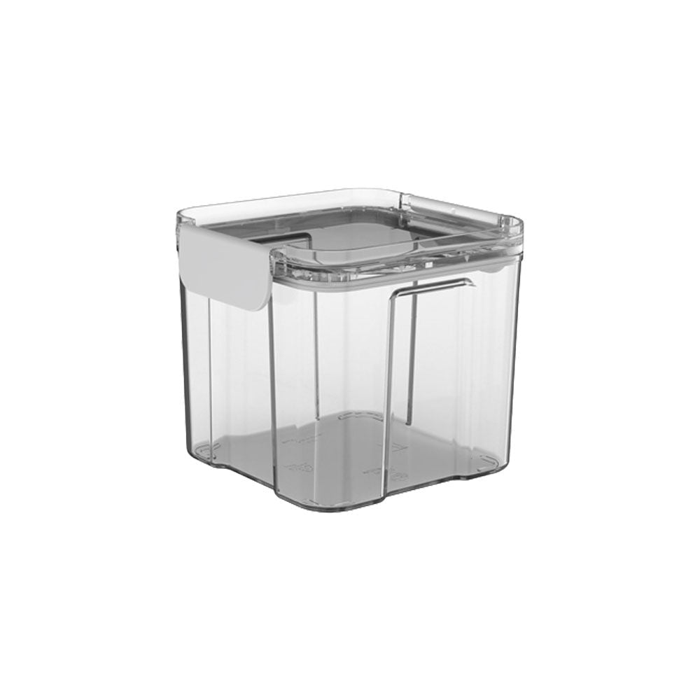 Partyware Clear 700ml Plastic Square Modular Canister Storage Container