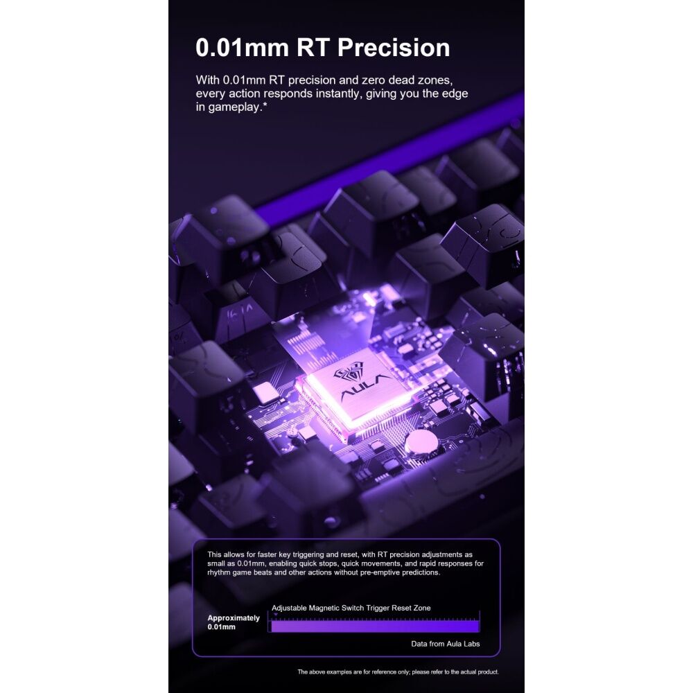 Aula White Hero 68 Wired Magnetic Switch 8K Returns RGB Keyboard — image 5