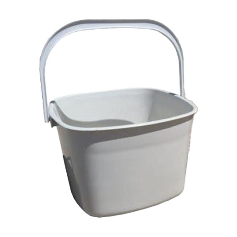 Braz Square Handy Cleaning Bucket w/ Handle 24x24x16cm Multi Colour Assorted (4 Pack) — image 2
