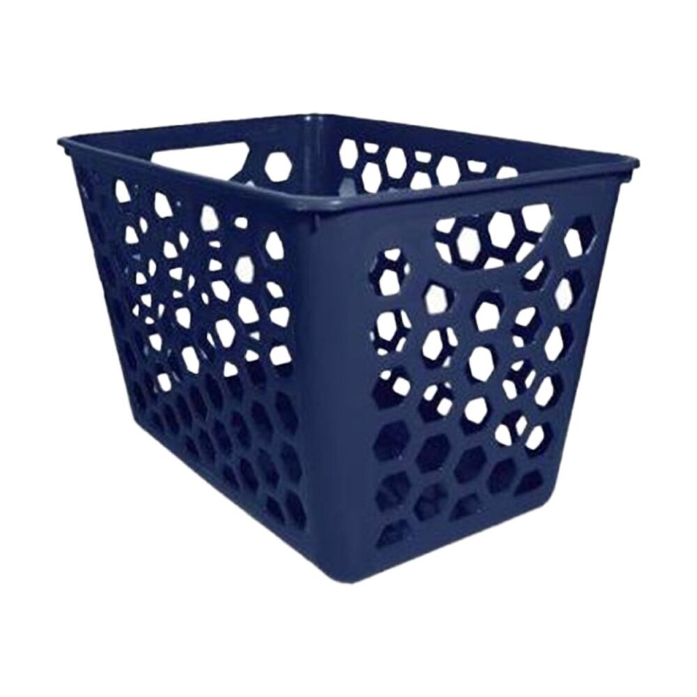 Braz Mazin Rectangular Plastic Storage Basket 36.5x24x24cm Assorted (12 Pack) — image 2
