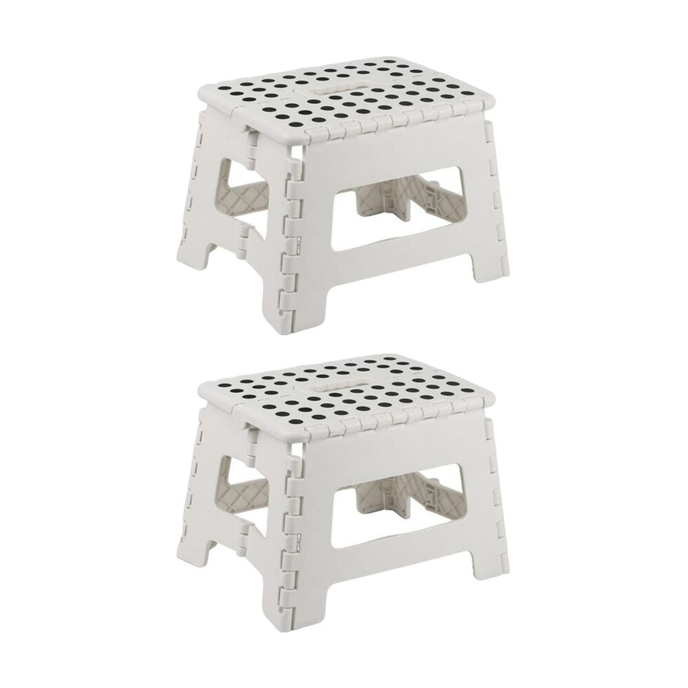 Braz Foldable Step Stool Accessory 28x21x22cm Multi Colour Assorted (2 Pack)