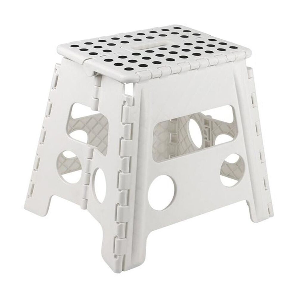 Braz Foldable Tall Step Stool Accessory 28x21x32cm Multi Colour Assorted (2 Pack) — image 2