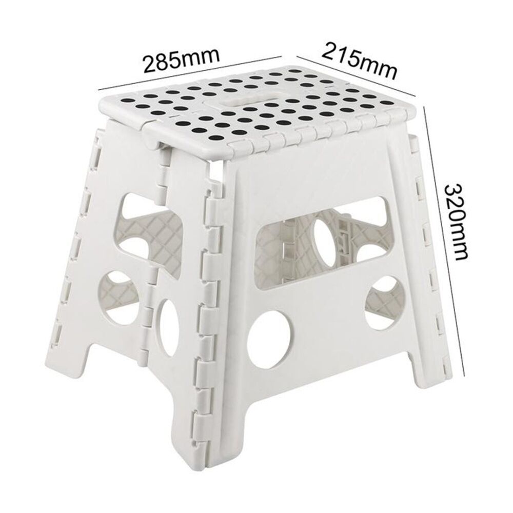 Braz Foldable Tall Step Stool Accessory 28x21x32cm Multi Colour Assorted (2 Pack) — image 3