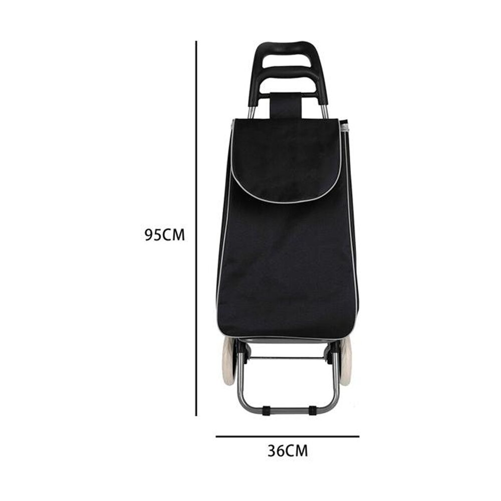 Braz 33L 95x36cm 2-Wheel Lightweight Shopping Trolley Bag Assorted — image 2