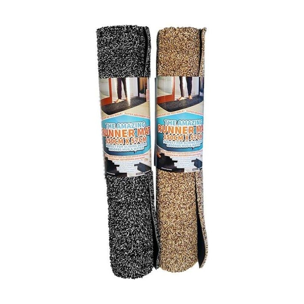 Braz 150x57cm Non Slip Water Absorbent Amazing Door Mat Runner Assorted — image 2