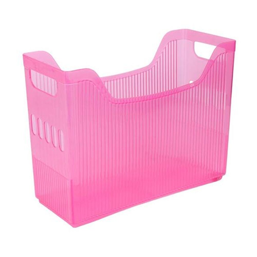 Braz Jely Blue/Pink/Grey/Clear Magazine Holder Stationery Storage Assorted