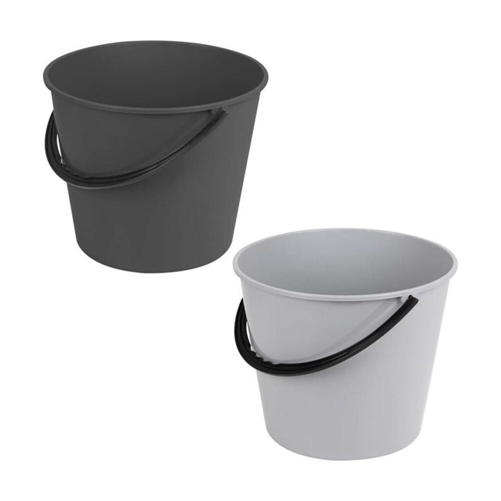 Braz 9.3L Cleaninig Bucket w/ Handle 26x29x25cm Multi Colour Assorted (12 Pack) — image 3