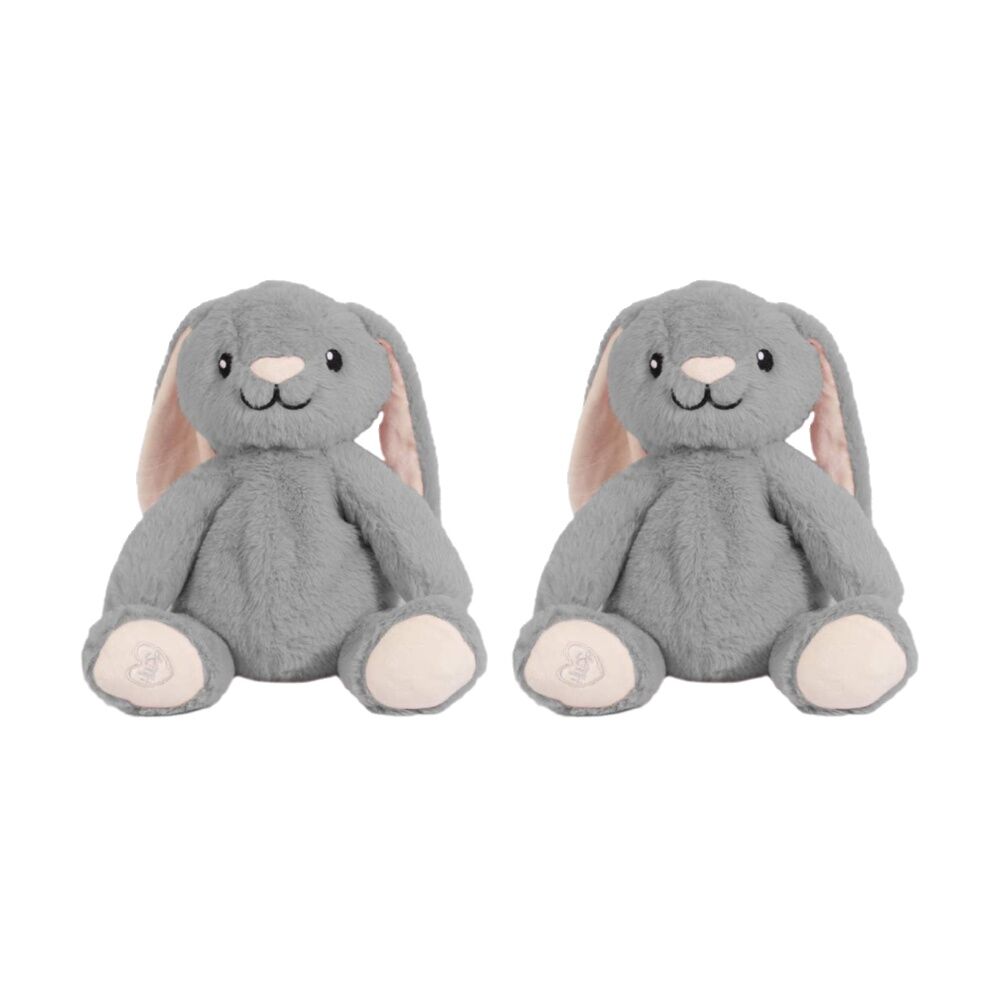 Toasty Hugs Bailey Bunny Plush Toy Heatable Coolable Microwave Safe (2 Pack)