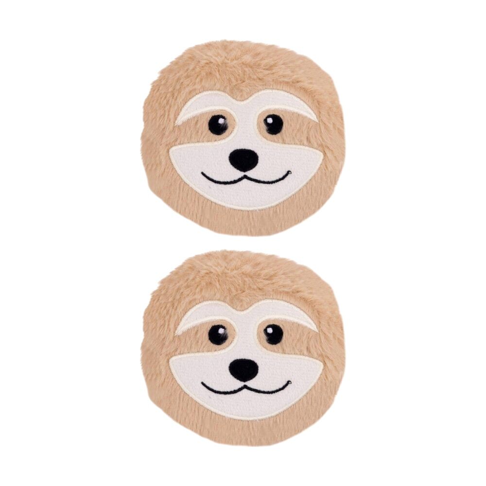 Toasty Hugs Shiloh Sloth Hand Warmer Microwave Heat Pack Brown (2 Pack)
