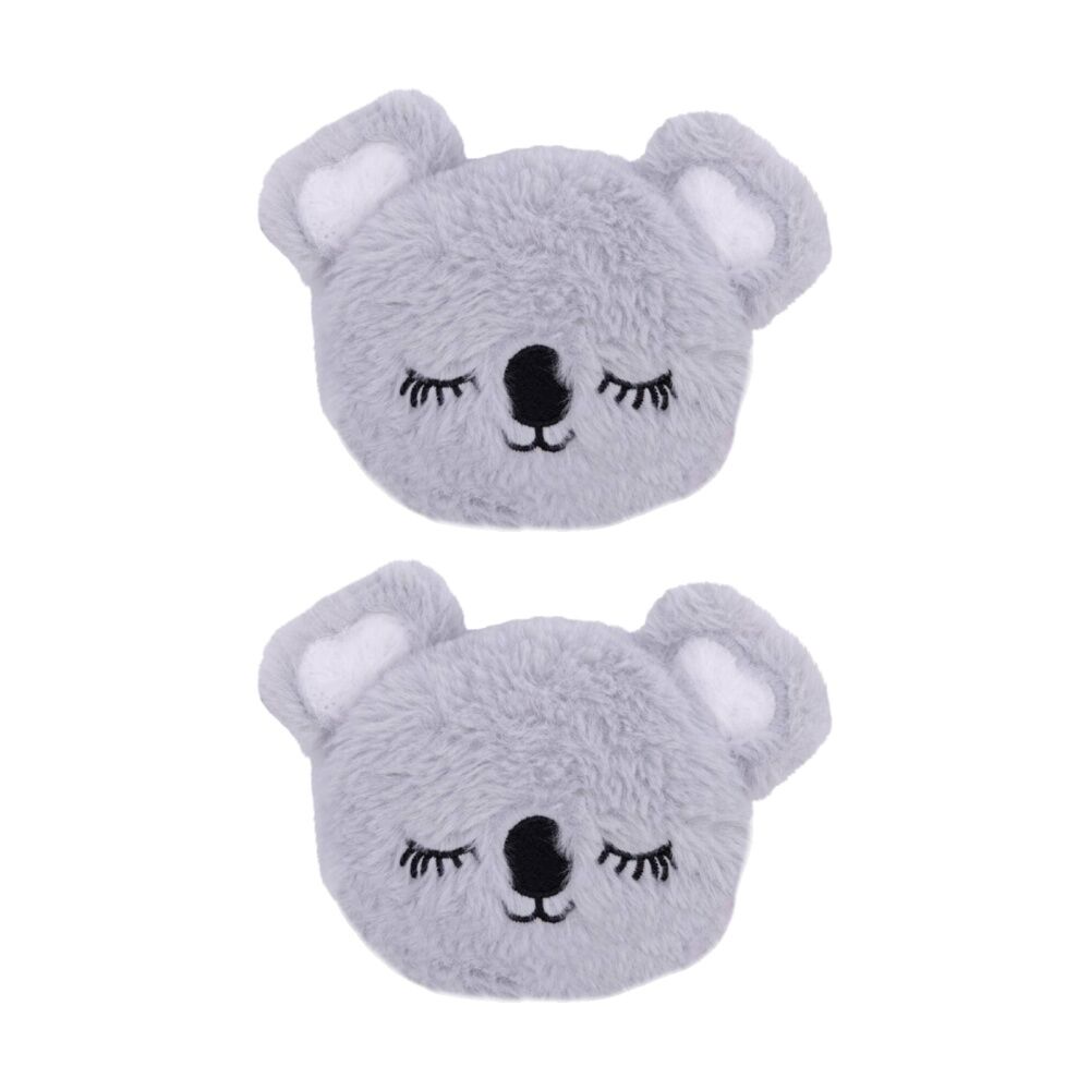 Toasty Hugs Kimmi Koala Hand Warmer Heat Pack Grey 10x10x2cm (2 Pack)