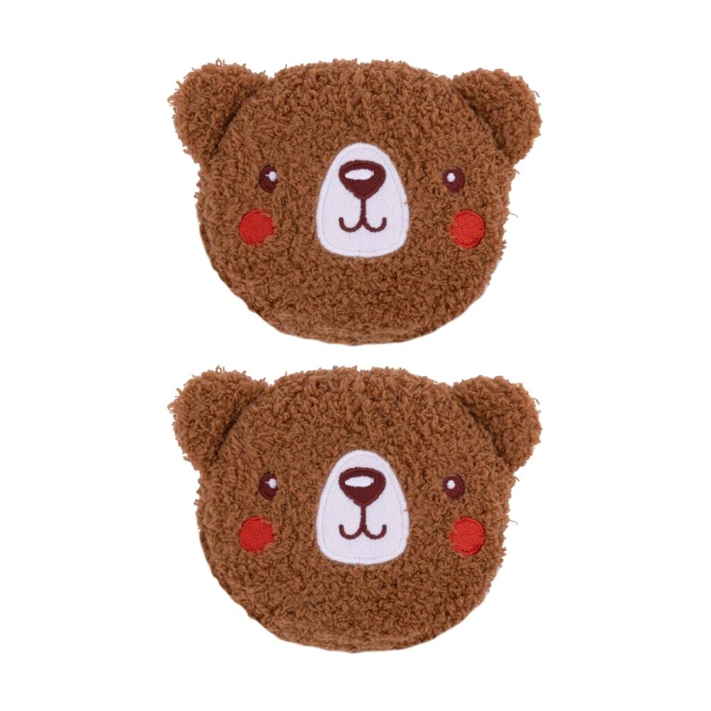 Toasty Hugs Berry Bear Hand Warmer Microwave Heat Pack Brown 10x10x2cm (2 Pack)
