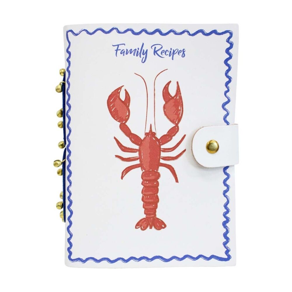 LVD 13x18cm Leather Mediterranean Family Recipes Writing Notebook Journal