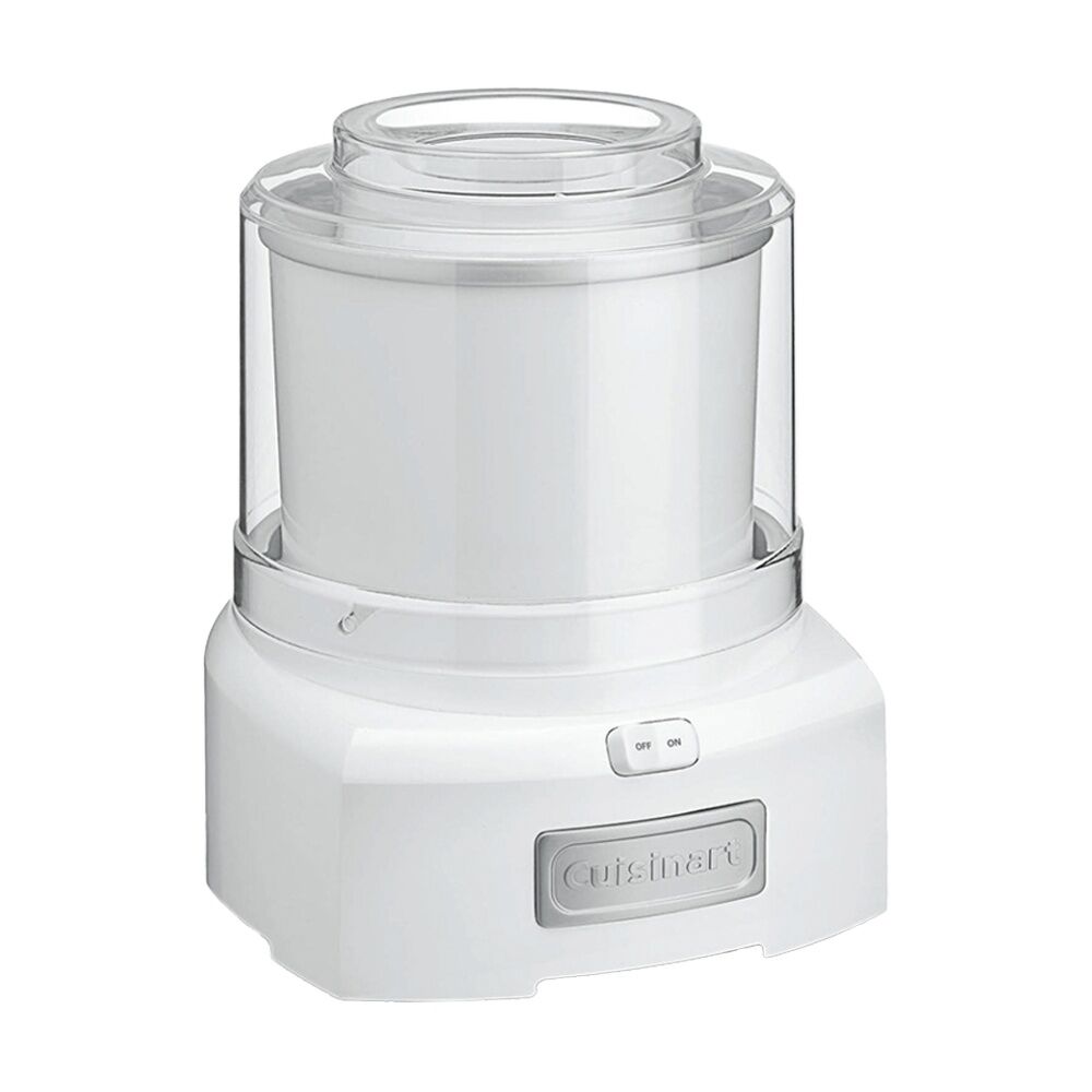 Cuisinart Flavours Ice Cream Maker - 1.5L Double Insulated Freezer Bowl Mixing Paddle Transparent Lid - White — image 2