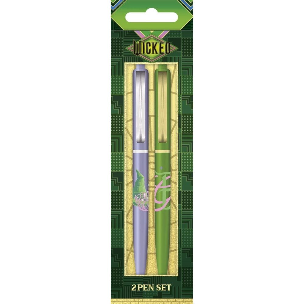 Wicked 2pc Wicked Elphaba and Glinda Premium Ballpoint Pen Set Click Top (4 Pack) — image 2