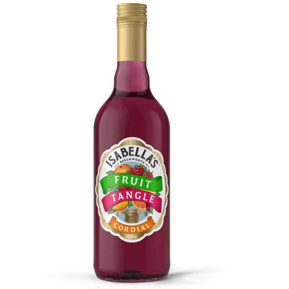 Isabella's Fruit Tangle Flavoured Concentrated Cordial Bottle 700ml (6 Pack) — image 2
