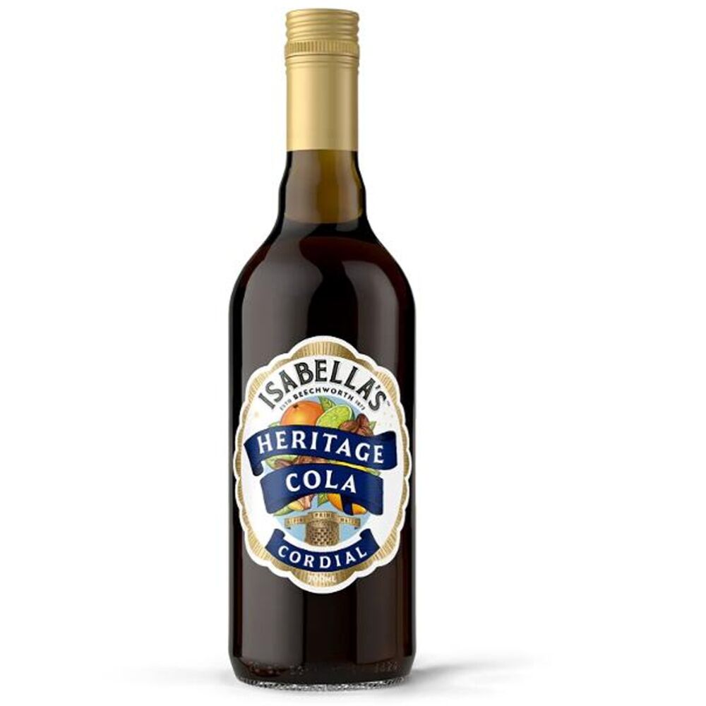 Isabella's 700ml Isabella's Heritage Cola Flavoured Concentrated Cordial Bottle