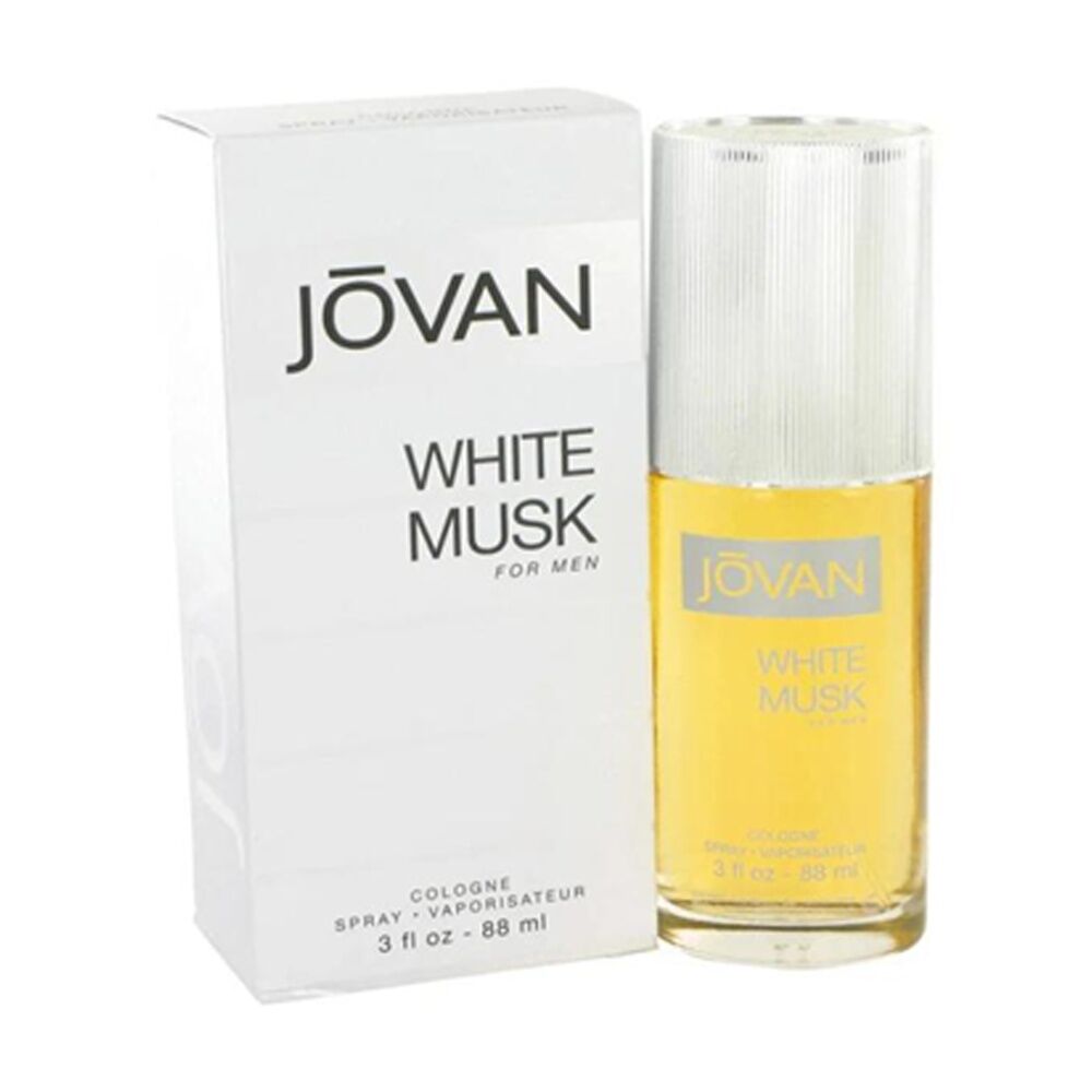 Jovan White Musk Men Eau De Cologne Spray 88ml Masculine Fragrance Jovan